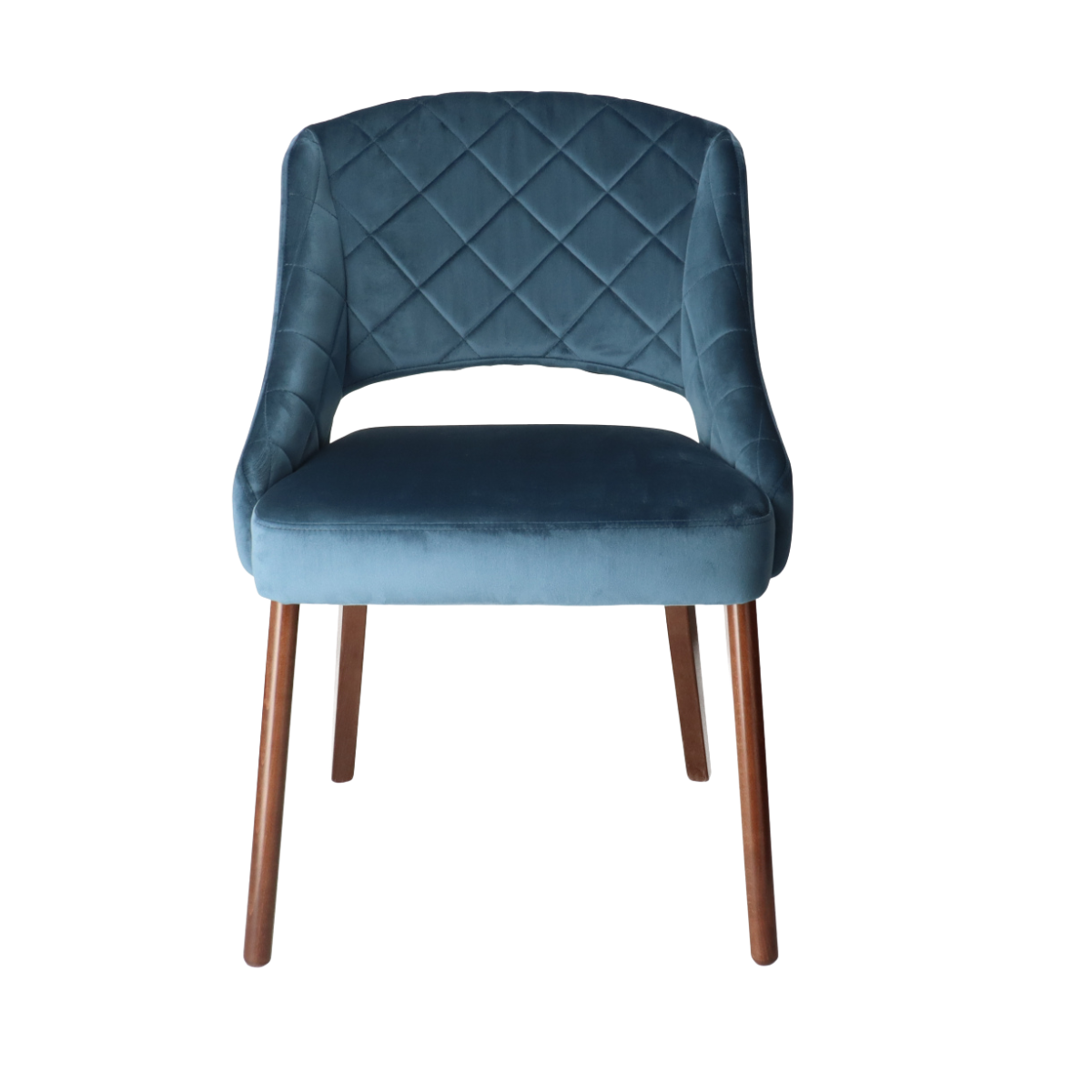 DN AMANDA  Blue classic Upholstered indoor bar stool